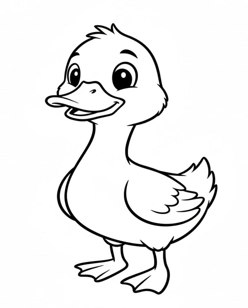 ζωγραφική Μικρό Παπάκι δωρεάν