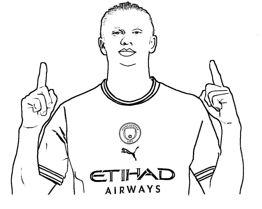 ζωγραφική Ο όμορφος Έρλινγκ Χάαλαντ