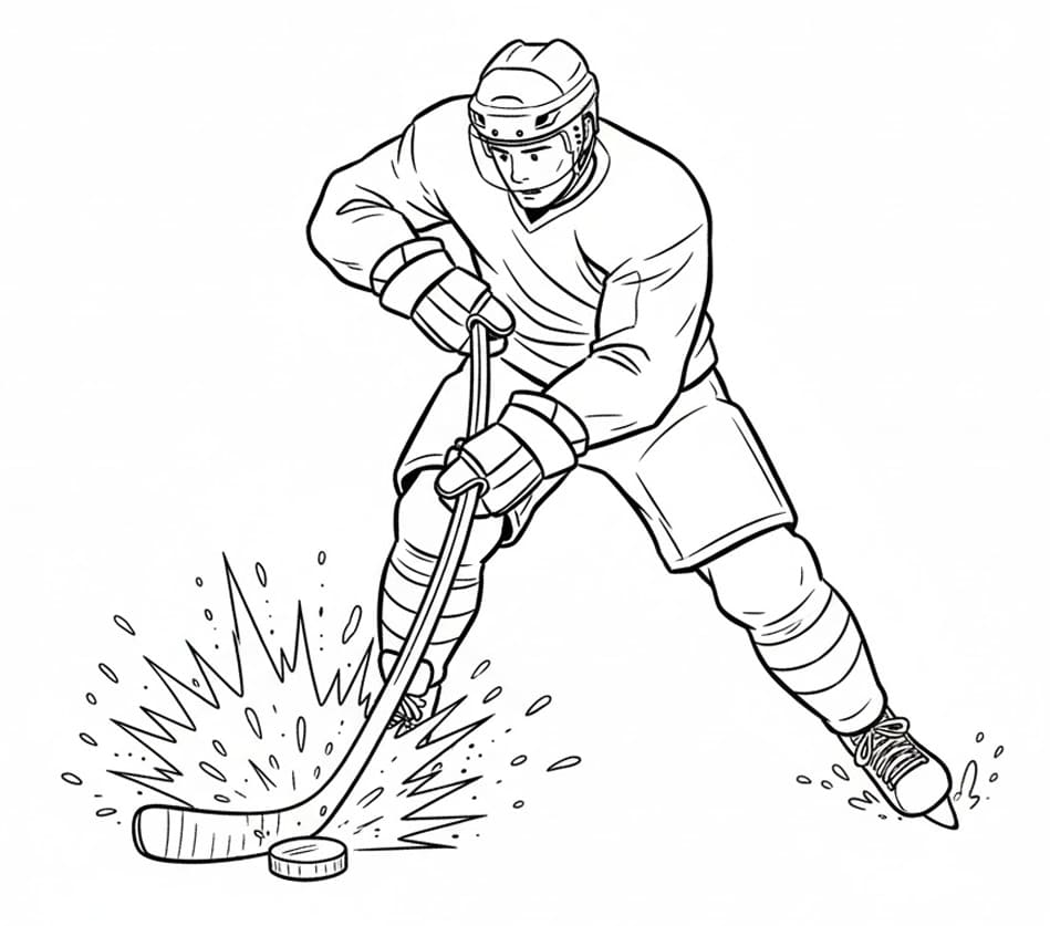 ζωγραφική Πάγος και Δράση Χόκεϊ