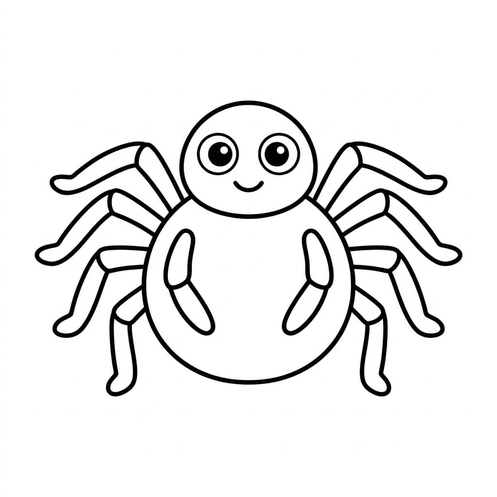 ζωγραφική Παιδική Αράχνη