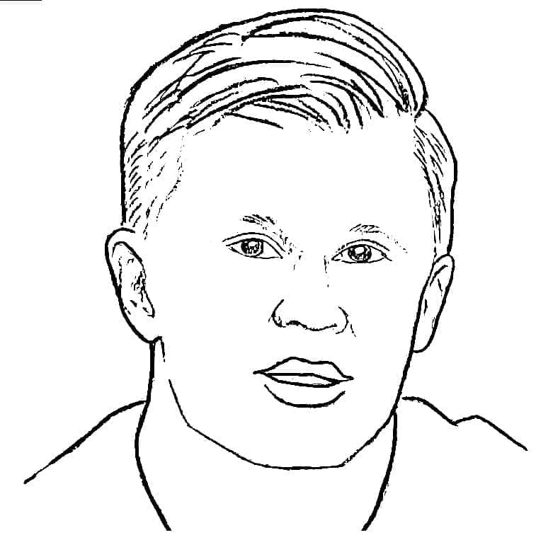 ζωγραφική Παίκτης Έρλινγκ Χάαλαντ