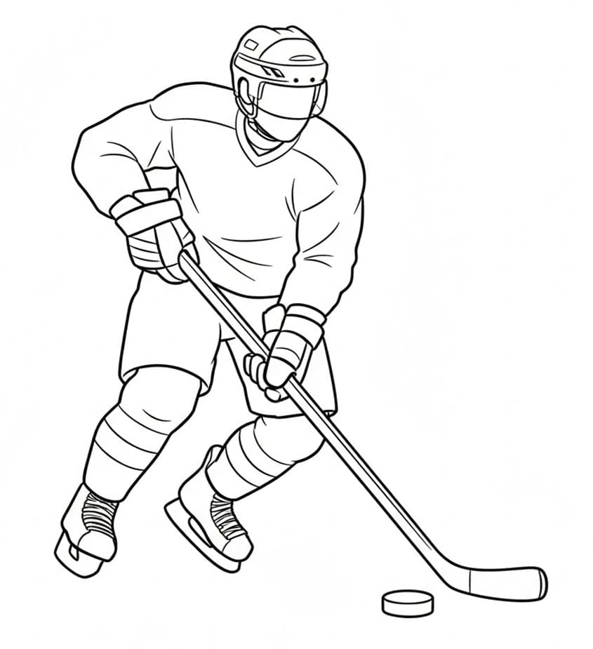 ζωγραφική Παίκτης σε Κίνηση