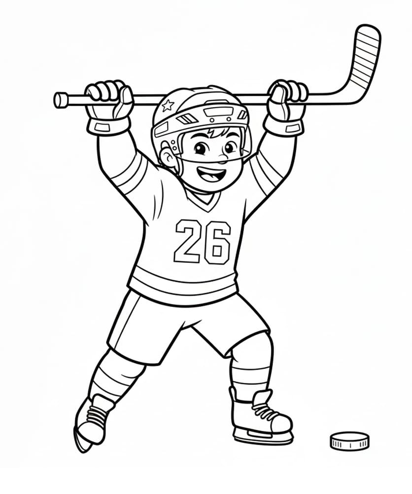 ζωγραφική Πανηγυρισμός Χόκεϊ