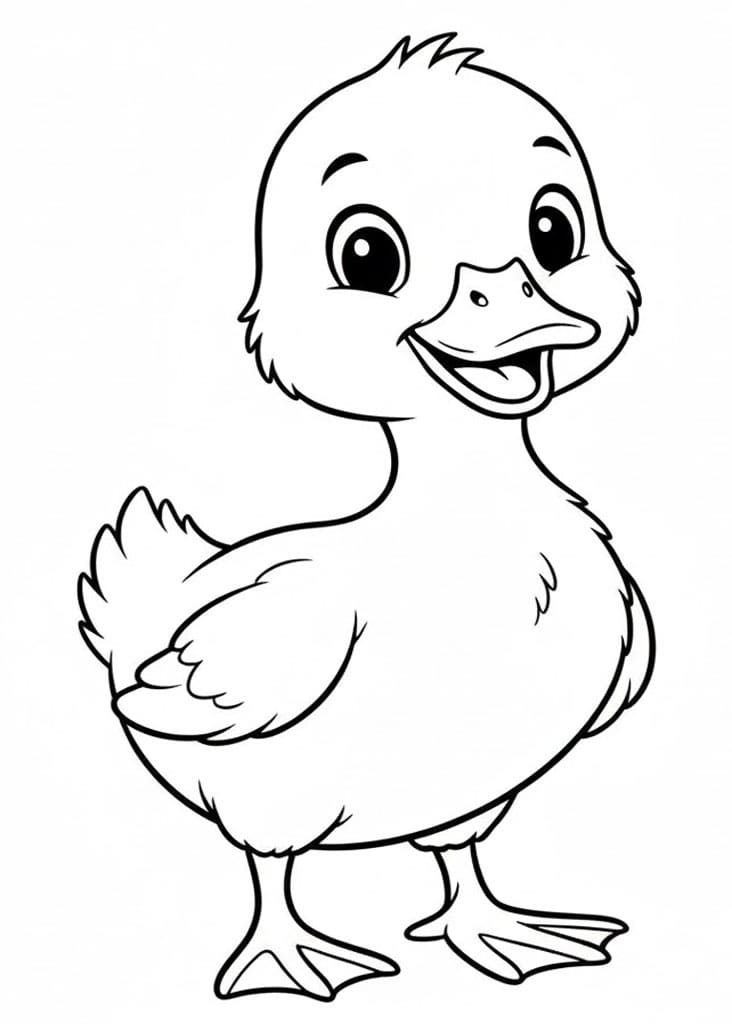 ζωγραφική Παπάκι που Χαιρετά