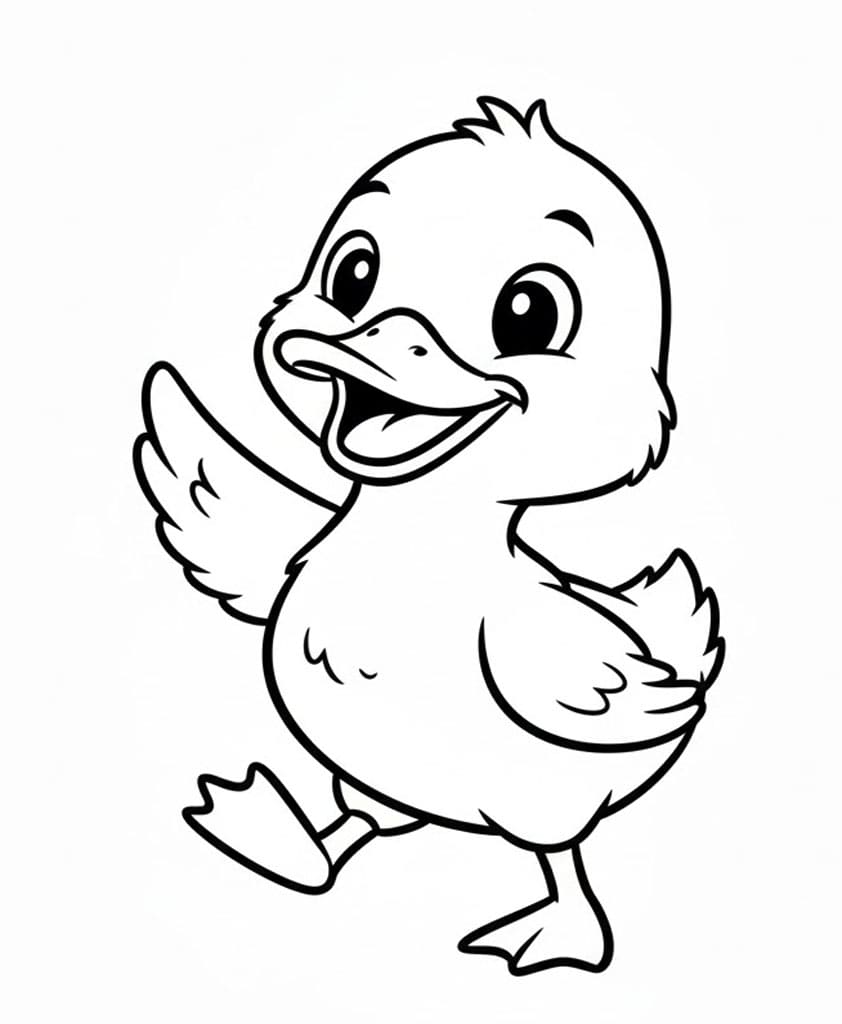 ζωγραφική Παπάκι που Χορεύει