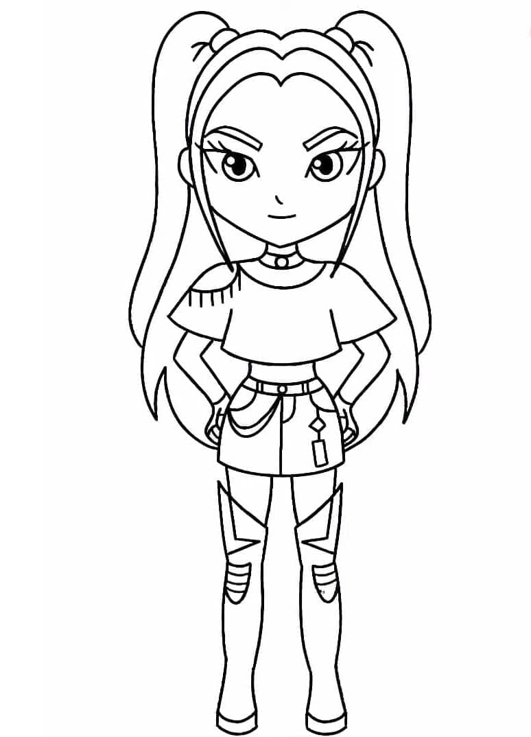 ζωγραφική Τσίμπι Μίρα K-Pop Κυνηγοί Δαιμόνων