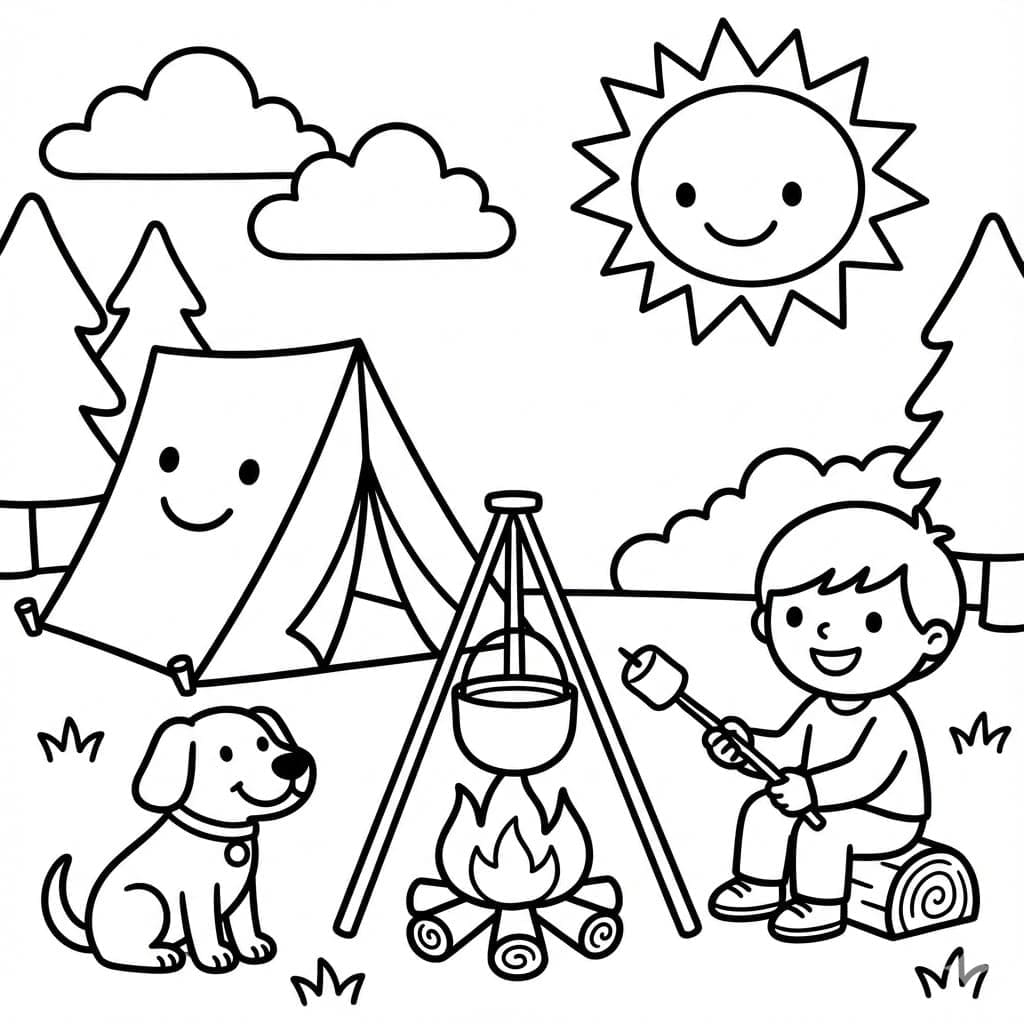 ζωγραφική Βασική κατασκήνωση