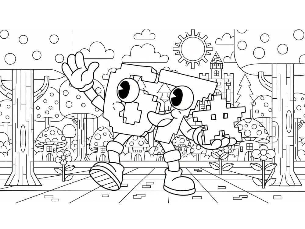 ζωγραφική 67 Χαρακτήρας Brainrot