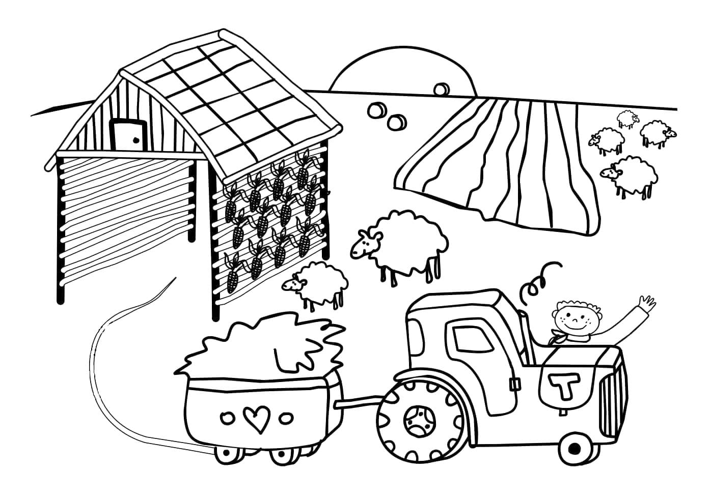 ζωγραφική Αγρόκτημα για παιδιά