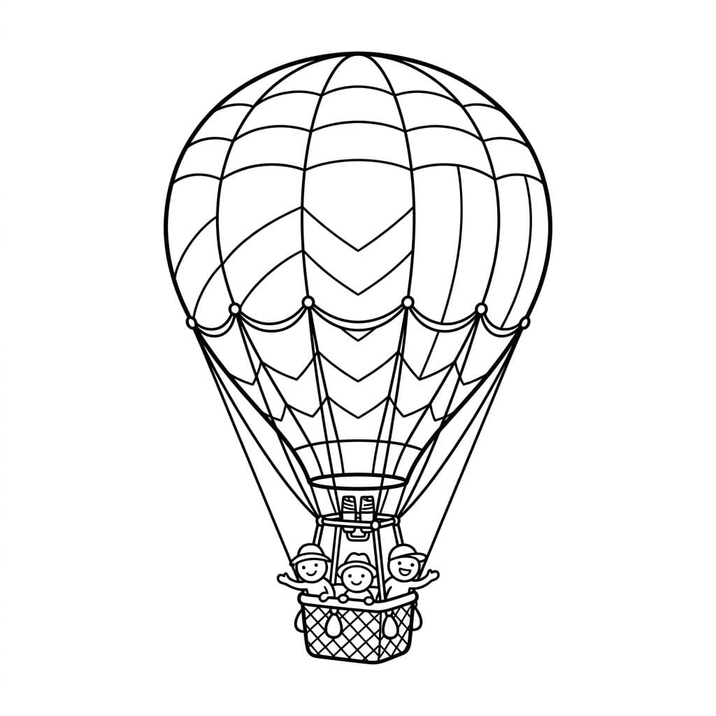 ζωγραφική Χαρούμενο Αερόστατο