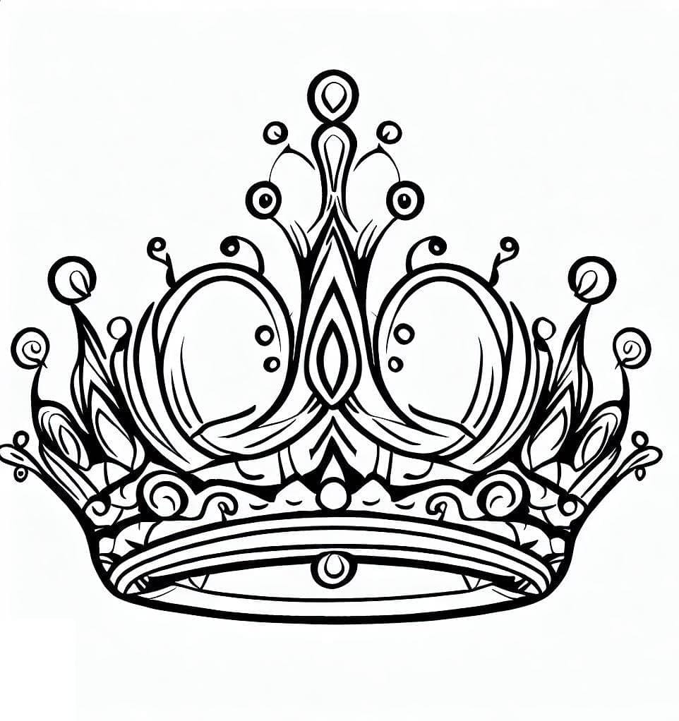 ζωγραφική Ένα όμορφο στέμμα