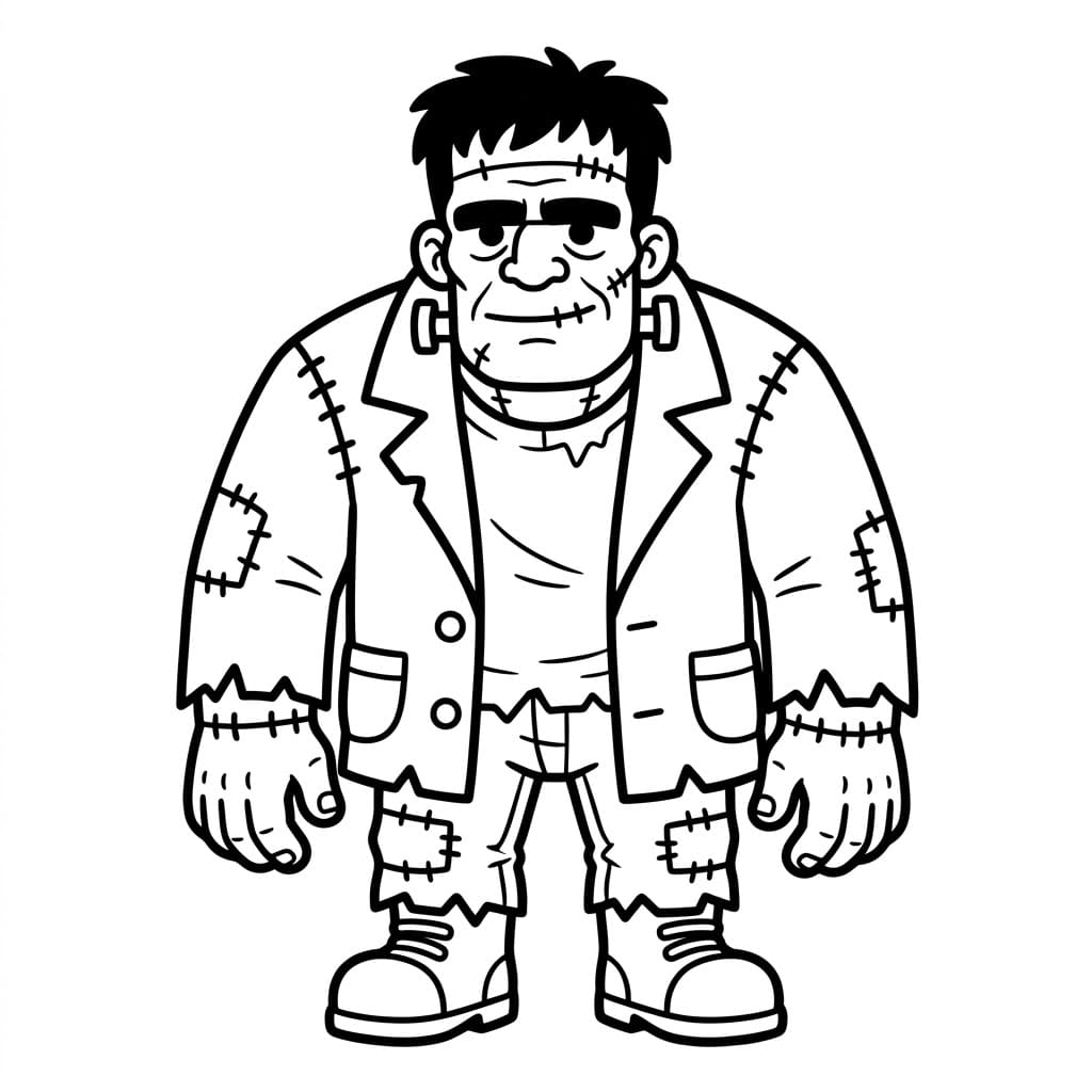 ζωγραφική Ένας Φιλικός Φρανκενστάιν