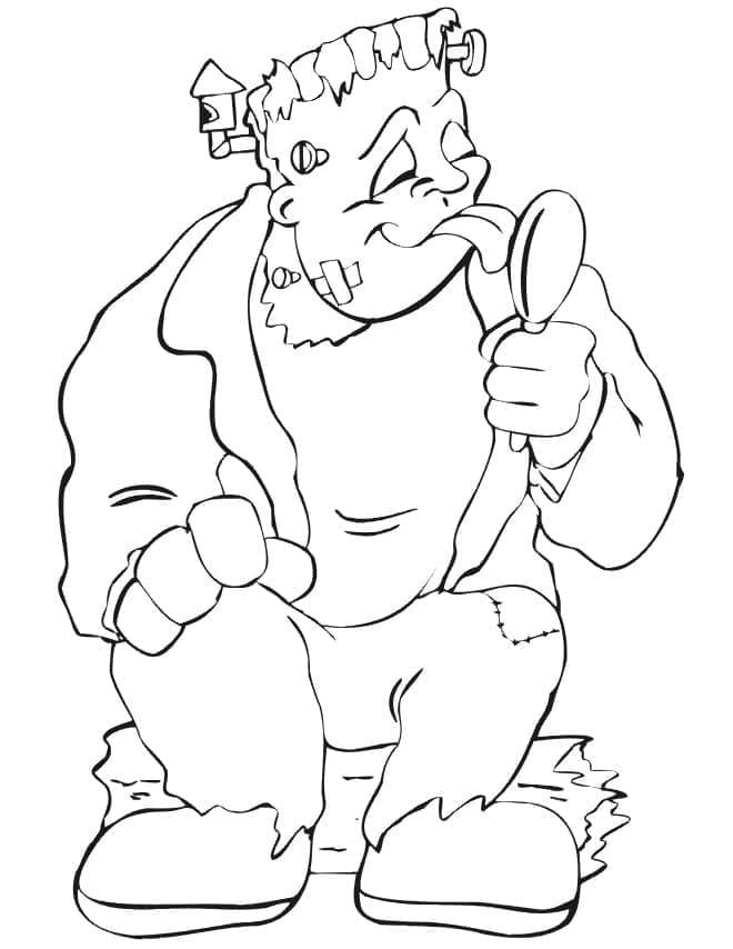 ζωγραφική Φρανκενστάιν με γλυκά