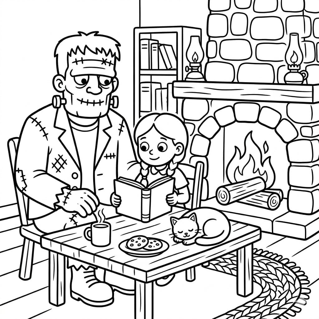 ζωγραφική Φρανκενστάιν Σπίτι