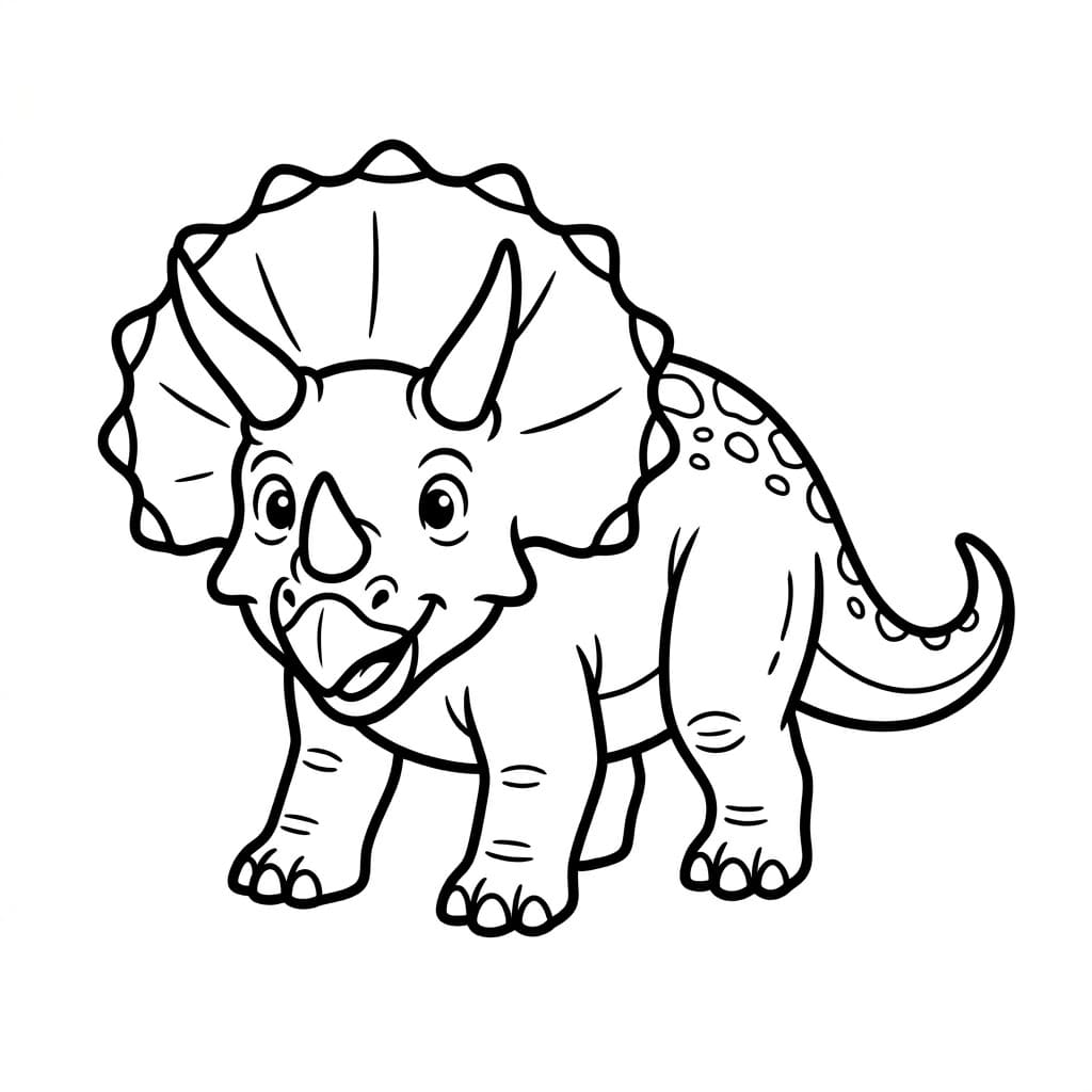 ζωγραφική Γλυκός Τρικεράτοπας