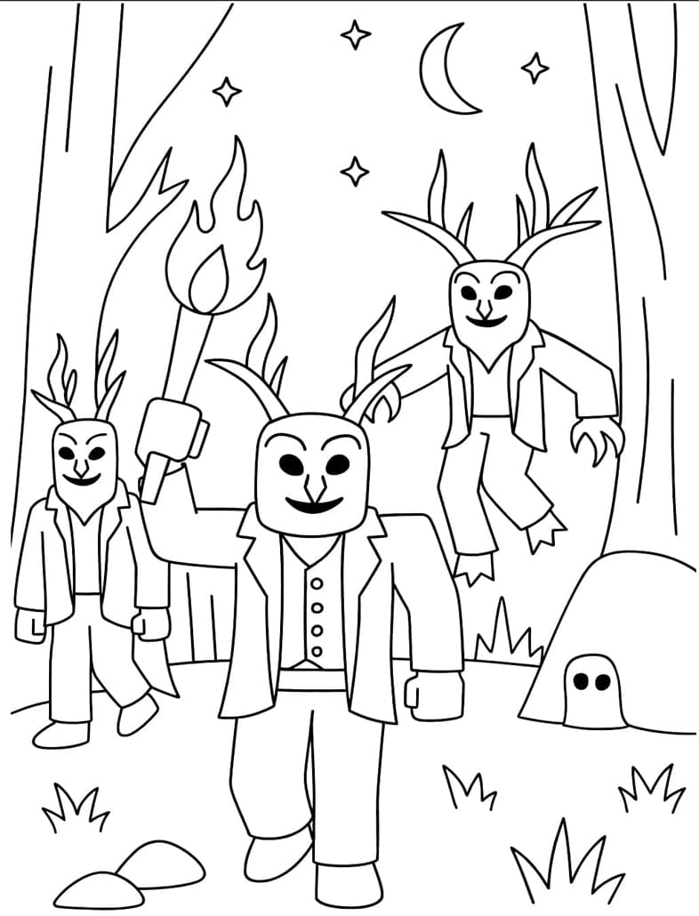 ζωγραφική Η Συνάντηση στο Δάσος