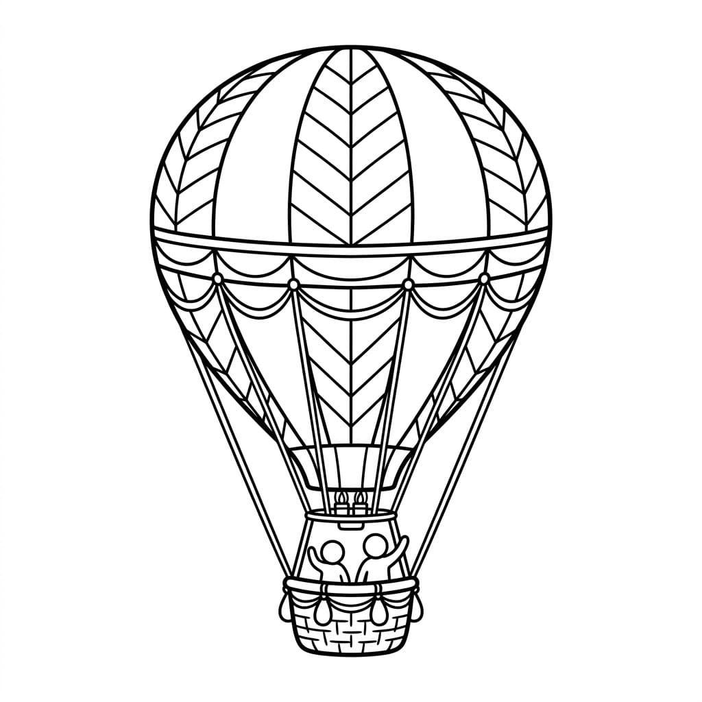 ζωγραφική Κομψό Αερόστατο