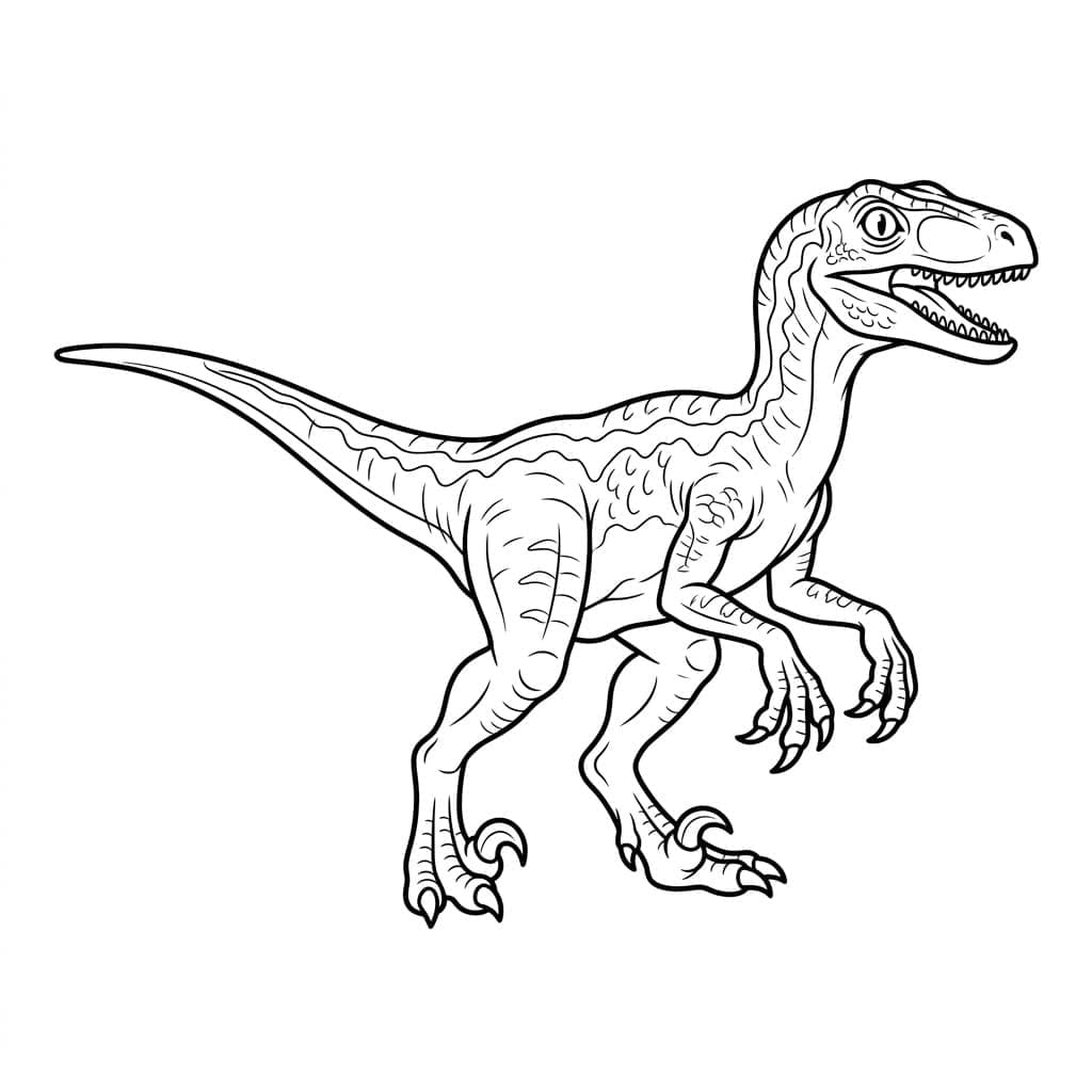 ζωγραφική Κυνηγός Βελοσιράπτορας