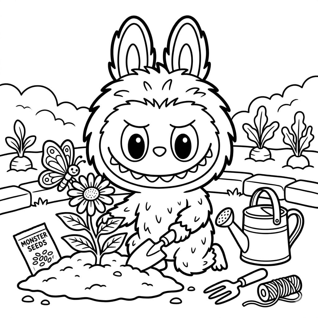 ζωγραφική Λαμπούμπου Στον Κήπο