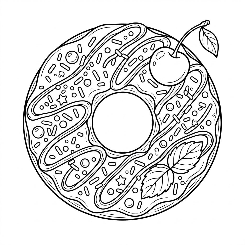 ζωγραφική Λουκουμάς με Κεράσι