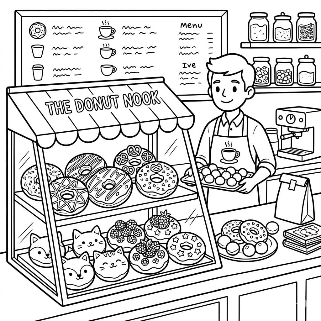 ζωγραφική Μαγαζί Λουκουμάς