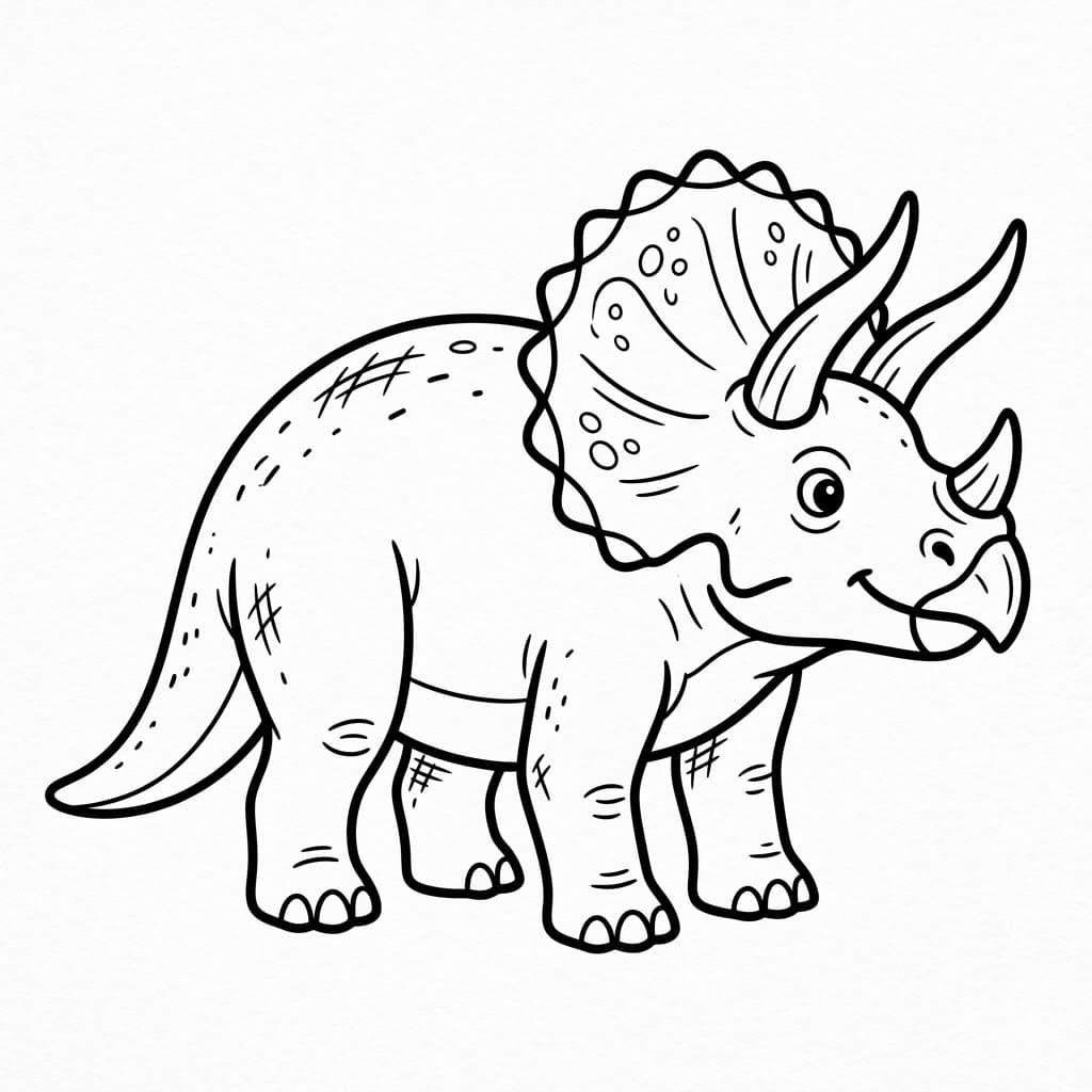 ζωγραφική Μεγάλος Τρικεράτοπας