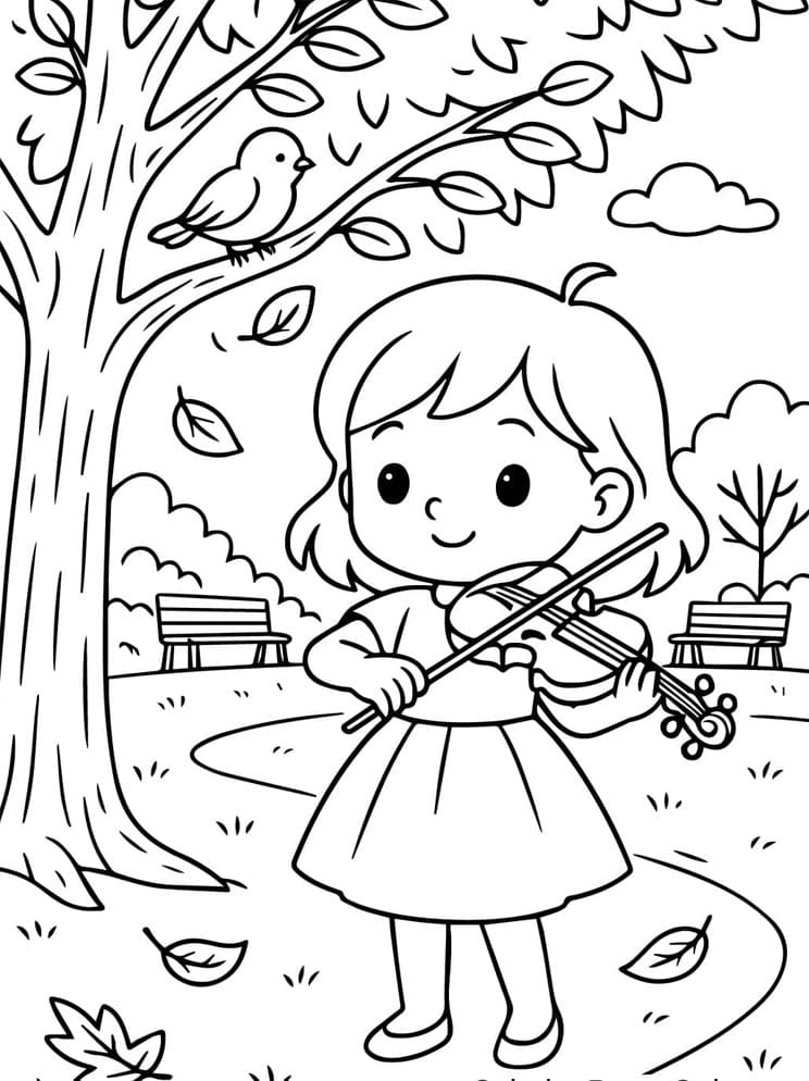 ζωγραφική Μουσικό Όργανο εκτύπωση δωρεάν