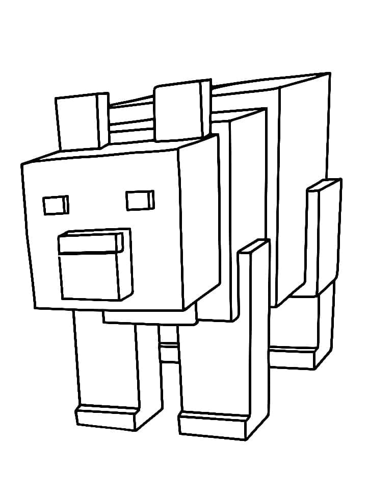 ζωγραφική Ο Μικρός Κύβος Λύκος