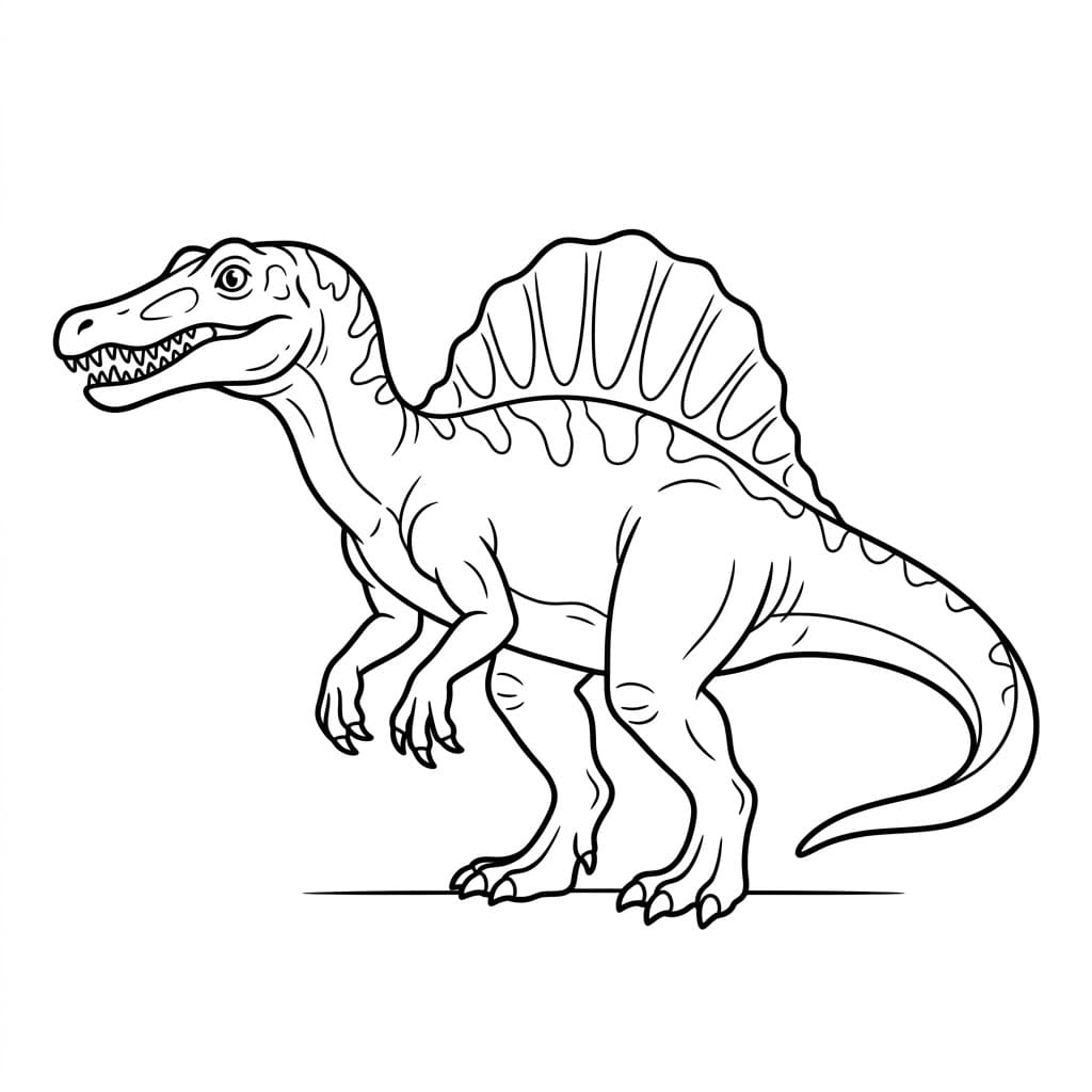 ζωγραφική Σπινόσαυρος