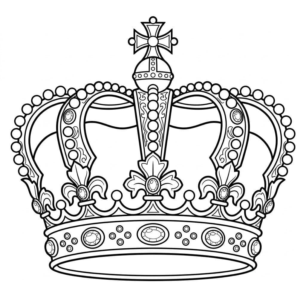 ζωγραφική Στέμμα με Σταυρό