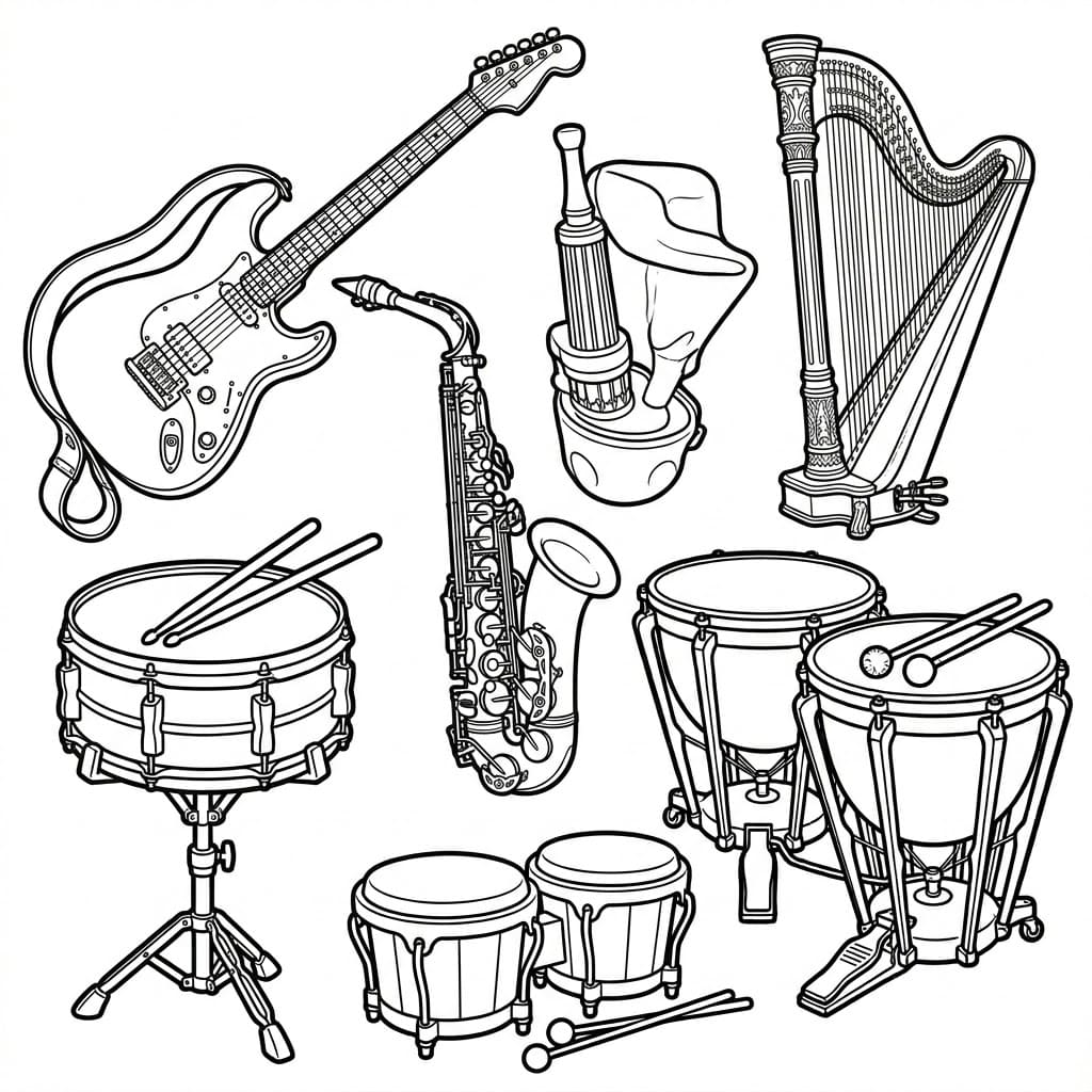 ζωγραφιεσ Μουσικό Όργανο