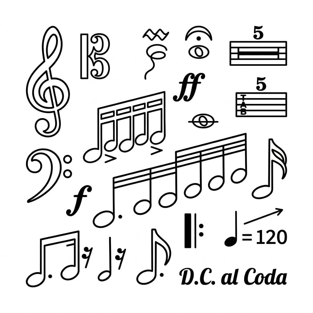 ζωγραφική Θεωρία Μουσικής