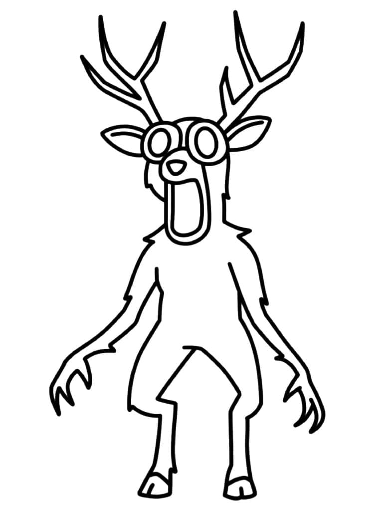 ζωγραφική Το Ψηλό Ελάφι