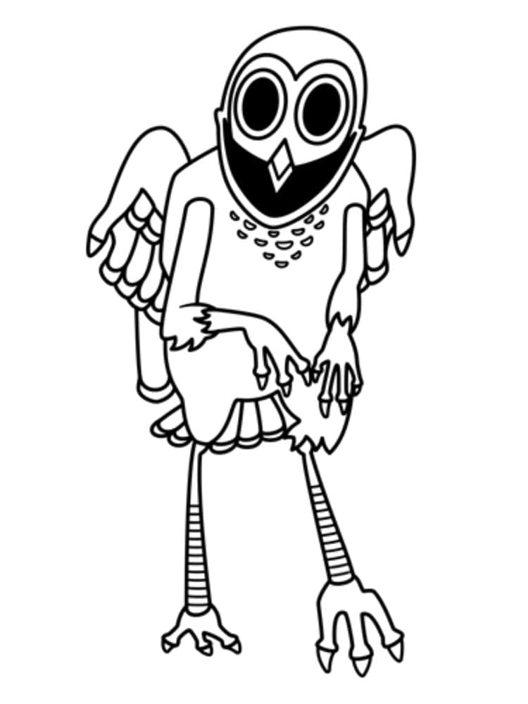 ζωγραφική Το Σκοτεινό Πουλί