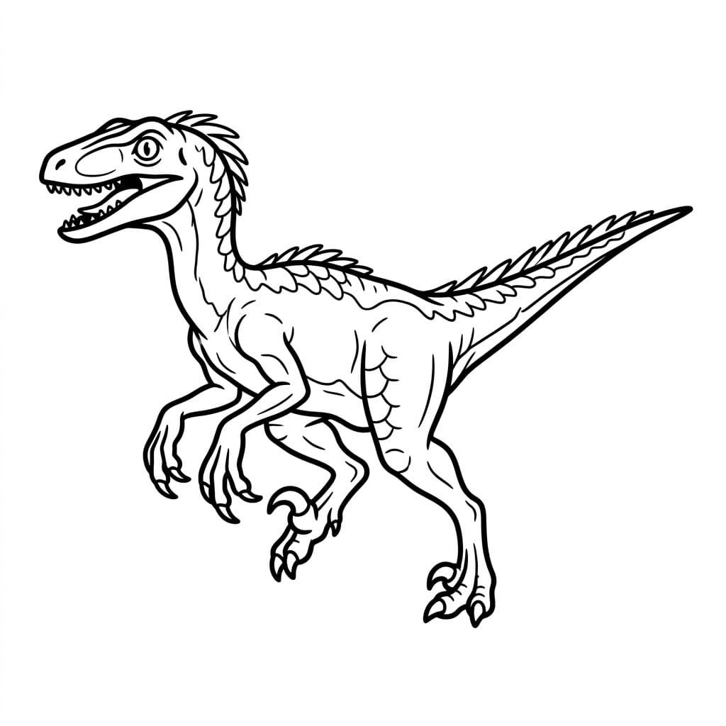 ζωγραφική Βελοσιράπτορας Απλός