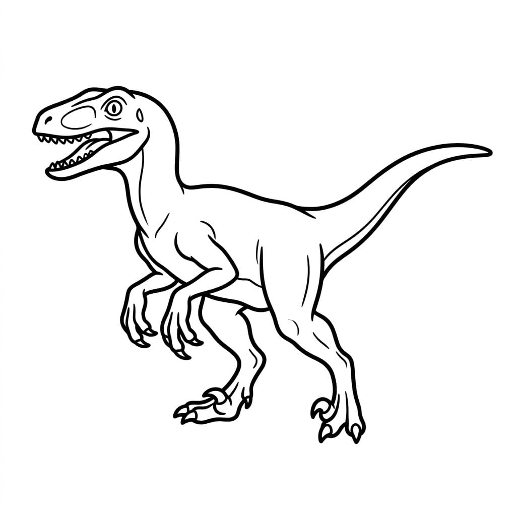 ζωγραφική Βελοσιράπτορας φυσιολογικός