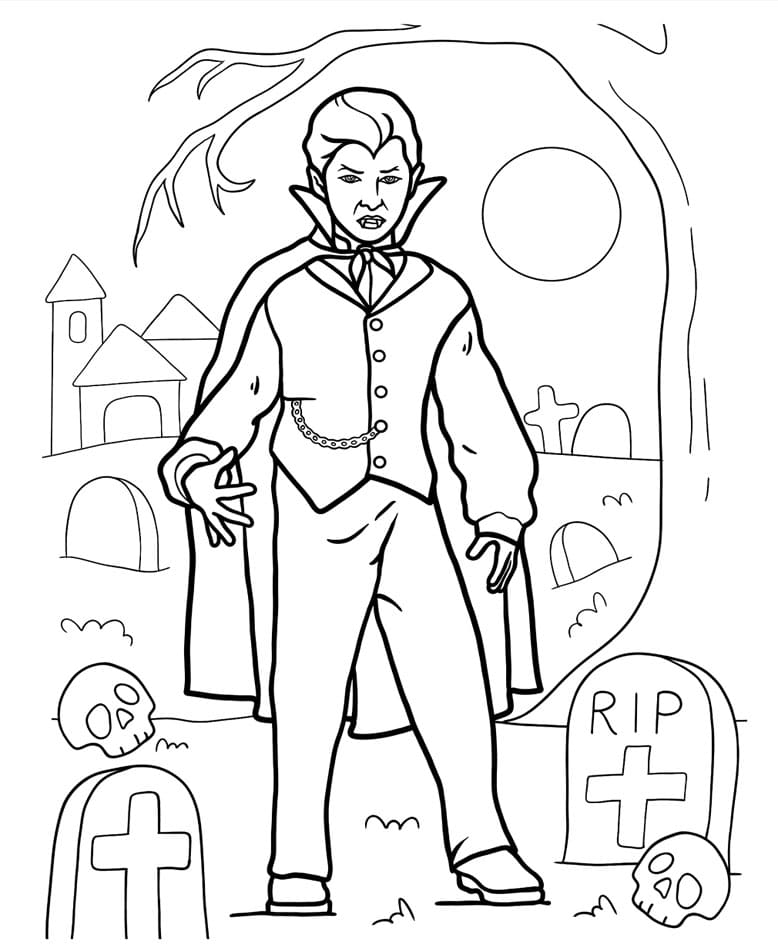 ζωγραφική Βρικόλακας Ενήλικες δωρεάν