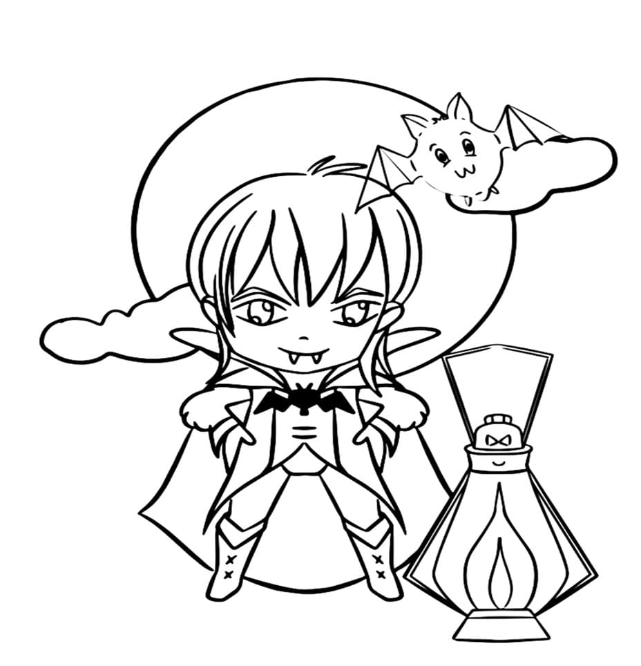 ζωγραφική Βρικόλακας για εκτύπωση