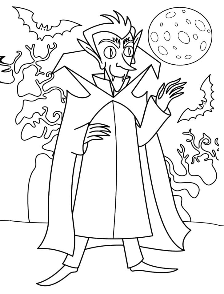 ζωγραφική Βρικόλακας για παιδιά