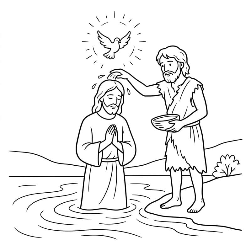 ζωγραφική Αγγελικό Βάπτισμα Φωτός