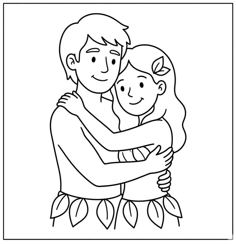 ζωγραφική Αγκαλιά Αγάπης