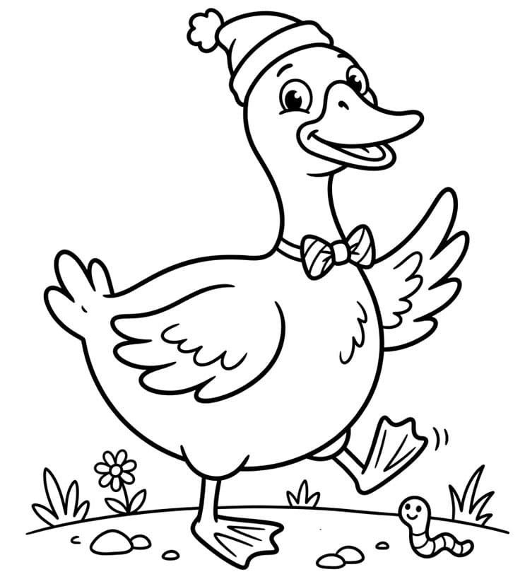 ζωγραφική Χειμωνιάτικη Χήνα