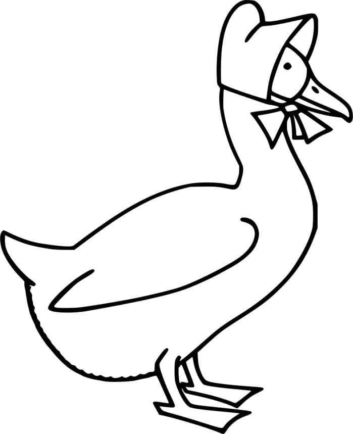 ζωγραφική Χήνα με κουκούλα