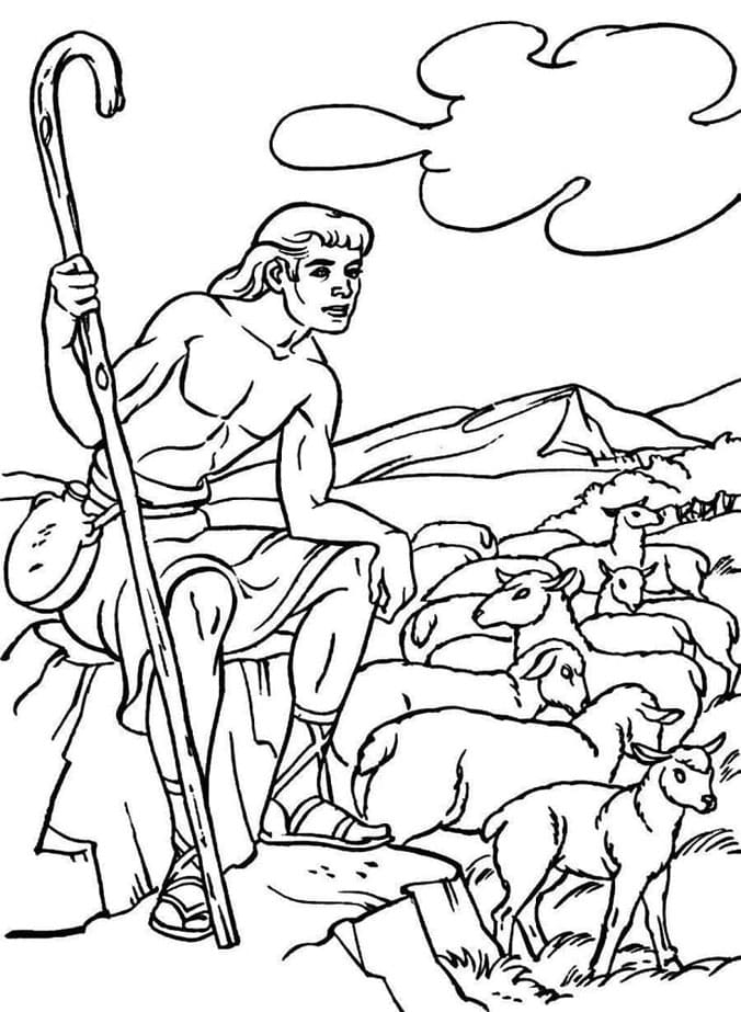 ζωγραφική Δωρεάν Σχέδιο του Κάιν και του Άβελ