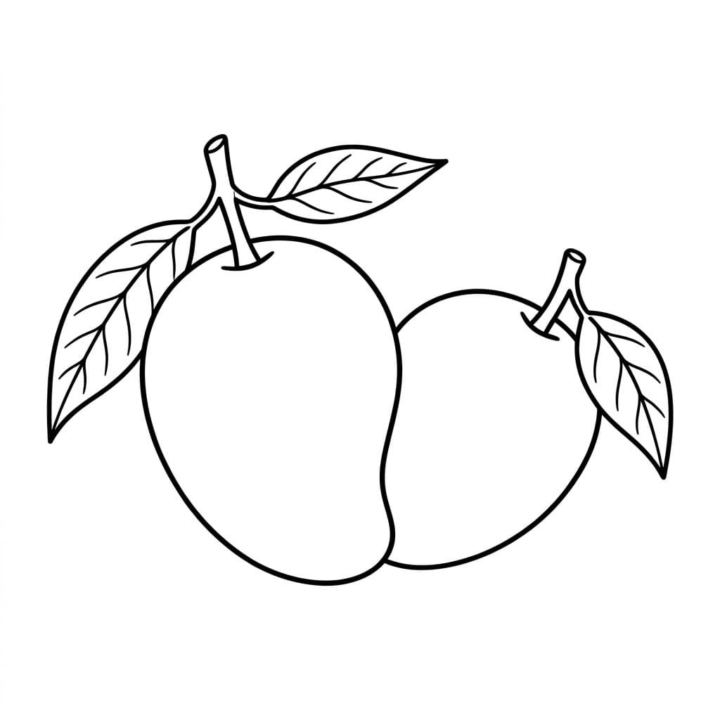 ζωγραφική Δύο Μάνγκο