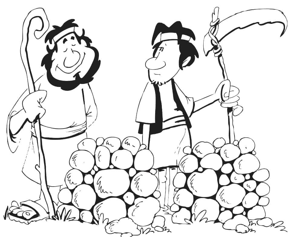 ζωγραφική Εικόνα του Κάιν και του Άβελ