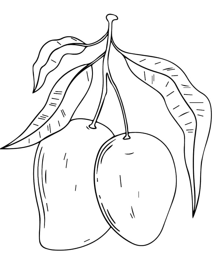 ζωγραφική Εκτυπώσιμα Μάνγκο