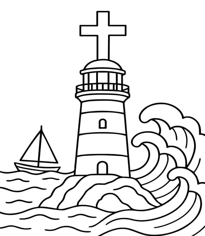 ζωγραφική Εκτυπώσιμο σταυρού