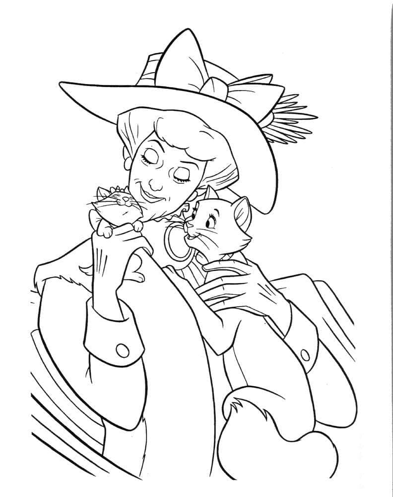 ζωγραφική Εκτυπώστε τις Αριστόγατες