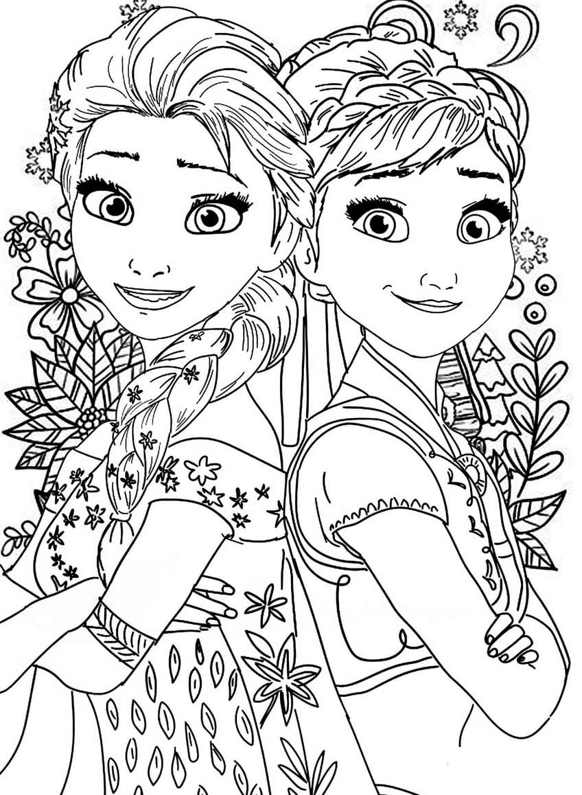 ζωγραφική Έλσα, Άννα από το Ψυχρά κι Ανάποδα